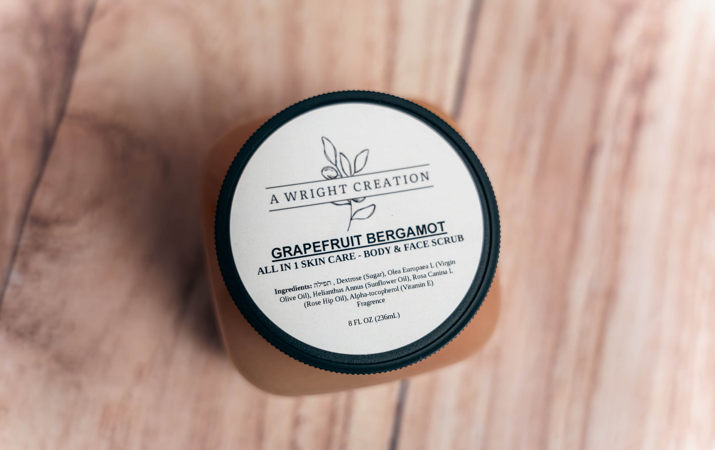 Grapefruit & Bergamot Exfoliator - Mega Moisture Sugar Scrub