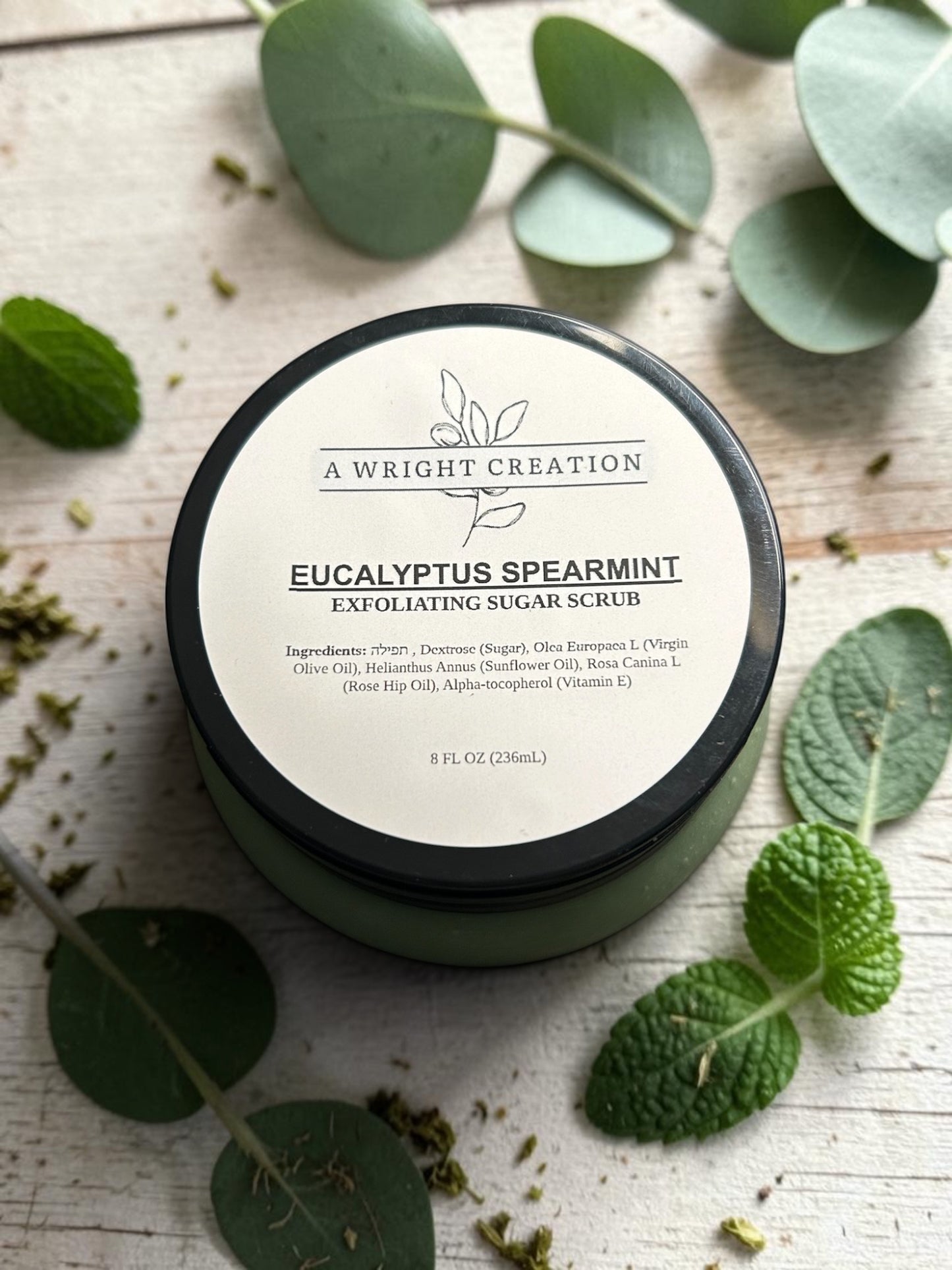 Eucalyptus & Spearmint - Mega Moisture Body Sugar Scrub - Exfoliator