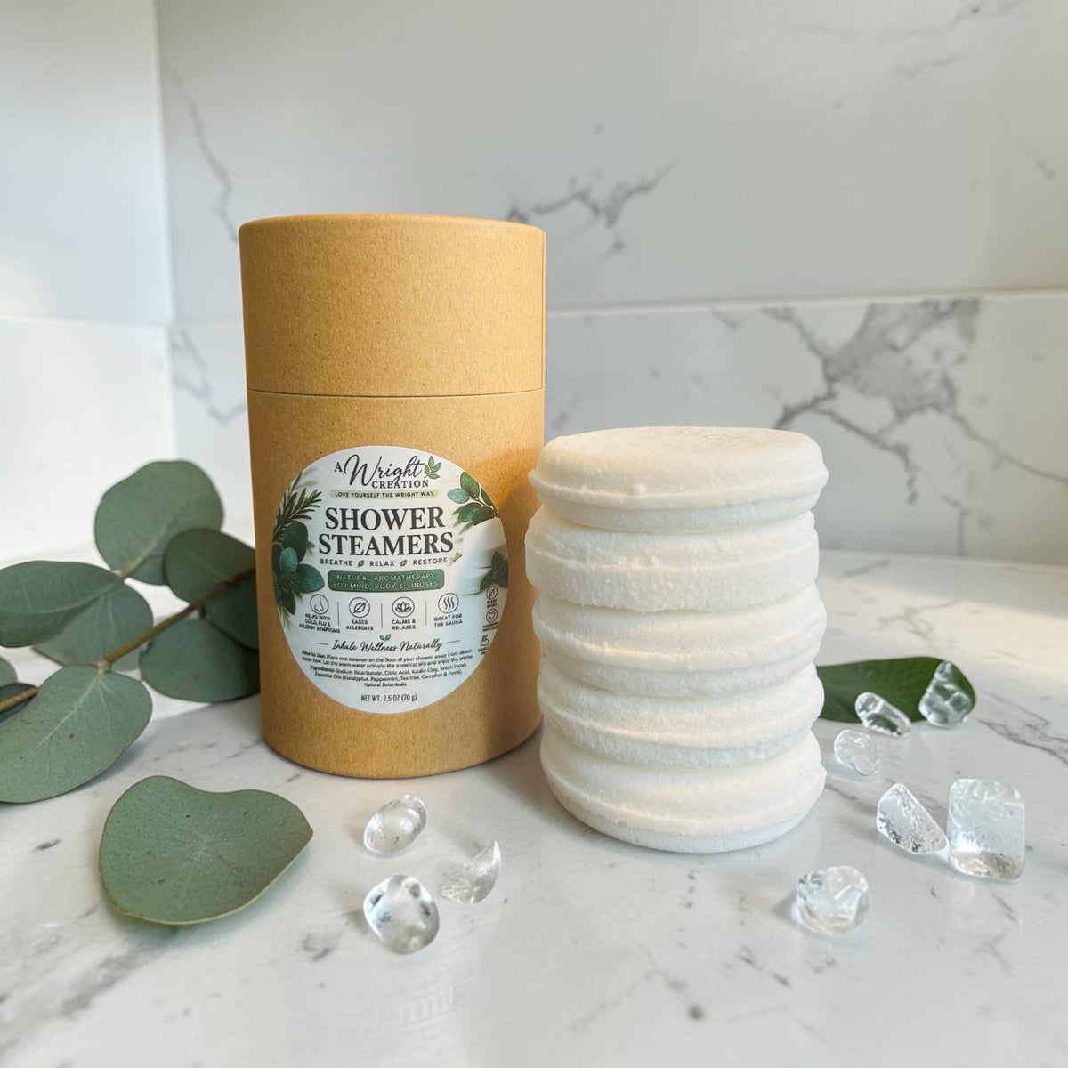 Shower Steamer Tablets - Menthol Crystals