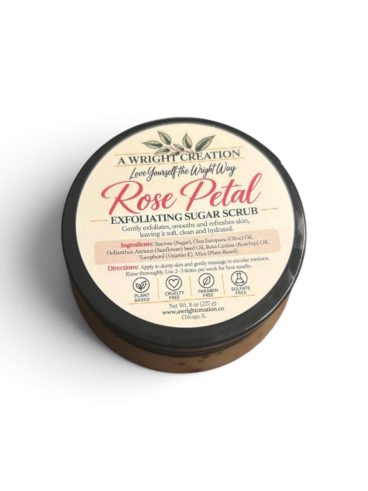 Rose Petal - Mega Moisture Body Sugar Scrub - Exfoliator