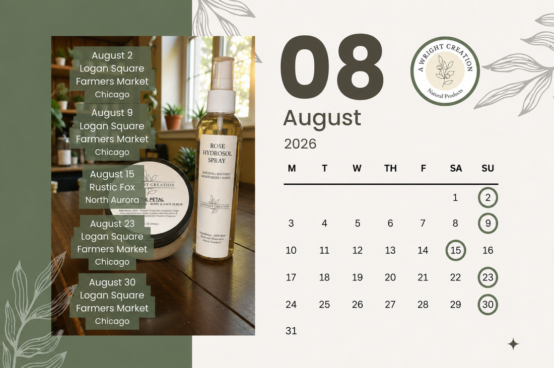 Where to Find Us in August!