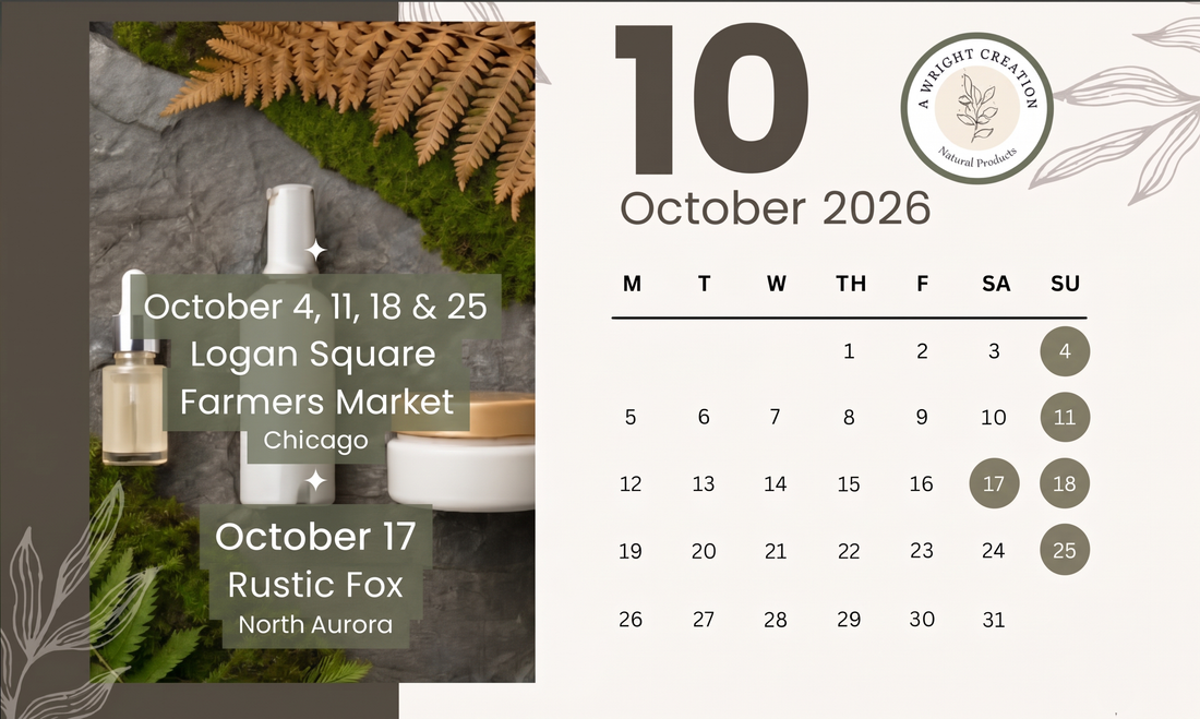 A Wright Creation October Events