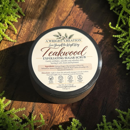 Teakwood - Mega Moisture Body Sugar Scrub - Exfoliator