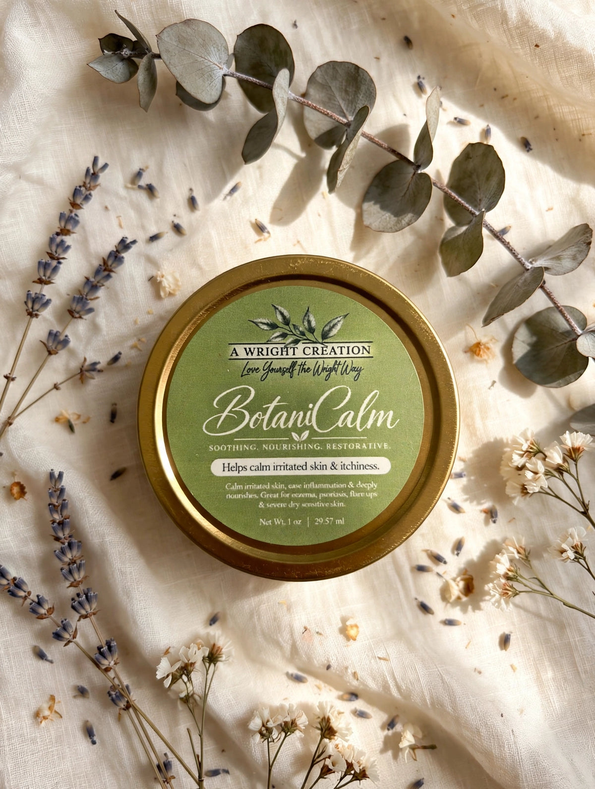 BotaniCalm Calendula Balm – Soothing Moisture for Dry & Sensitive Skin