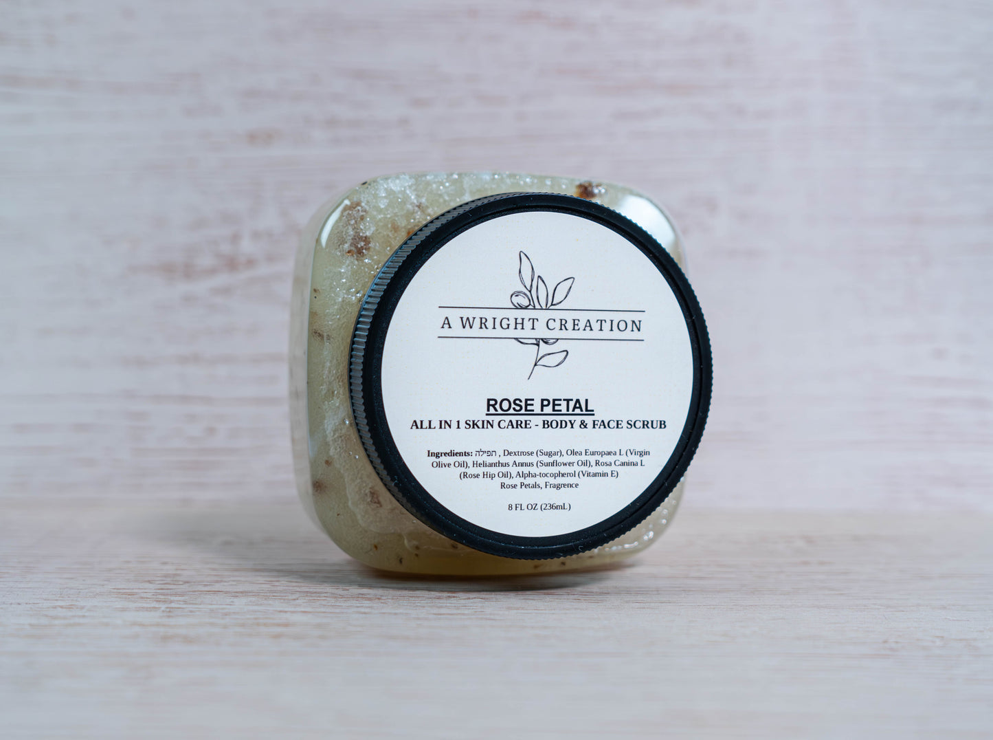 Rose Petal - Mega Moisture Body Sugar Scrub - Exfoliator