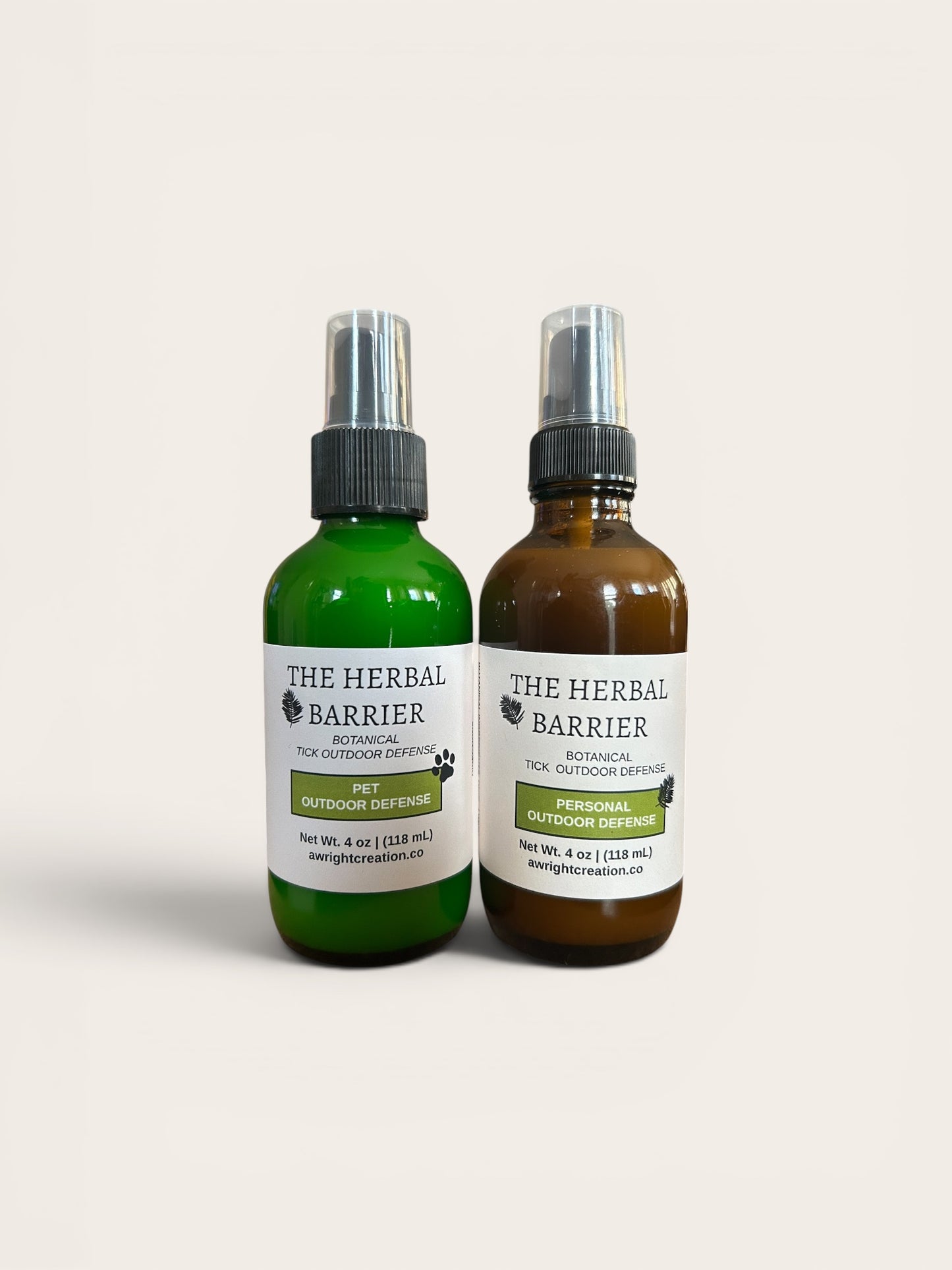 THE HERBAL BARRIER Family Outdoor Defense Bundle | Botanical Tick Defense Duo