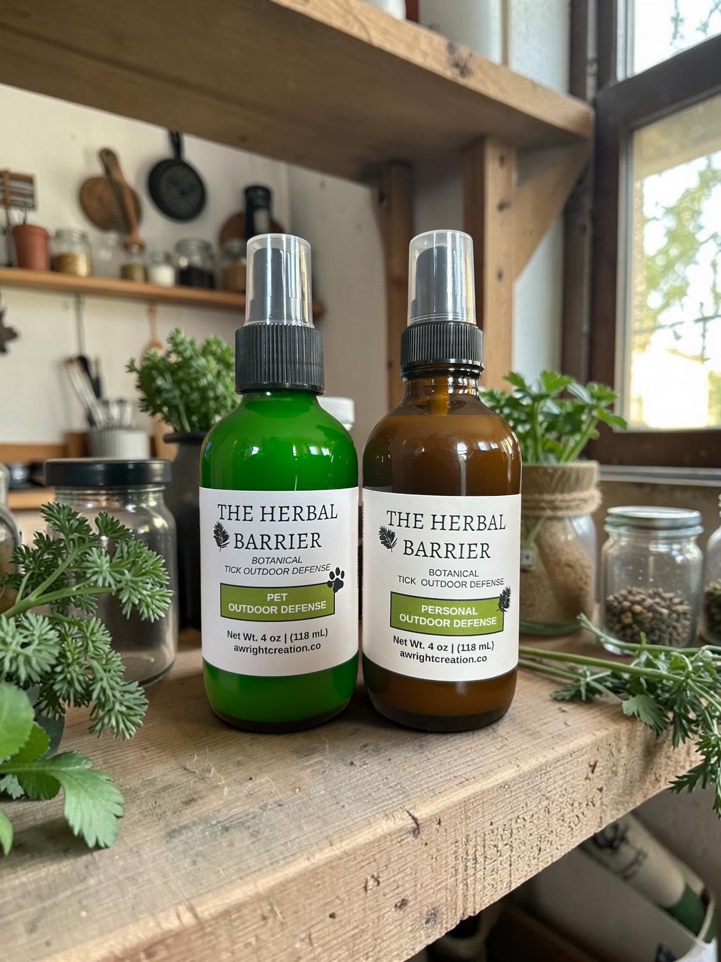 THE HERBAL BARRIER Family Outdoor Defense Bundle | Botanical Tick Defense Duo