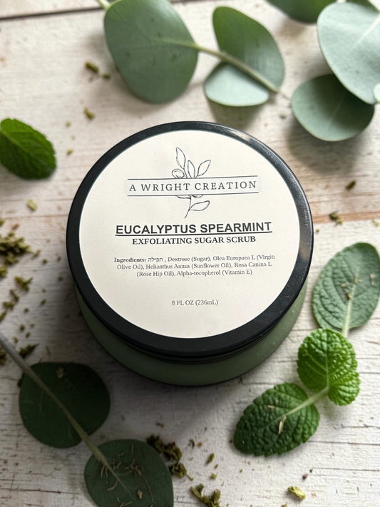 Eucalyptus & Spearmint  - Mega Moisture Body Sugar Scrub - Exfoliator
