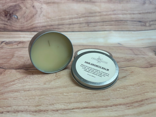 Tonic Hair Growth Balm – Herbal Scalp & Hair Balm with Sunflower Oil, Shea Butter & Peppermint