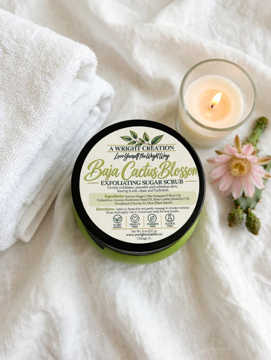 Baja Cactus Blossom Mega Moisture Body Scrub – Hydrating Exfoliator