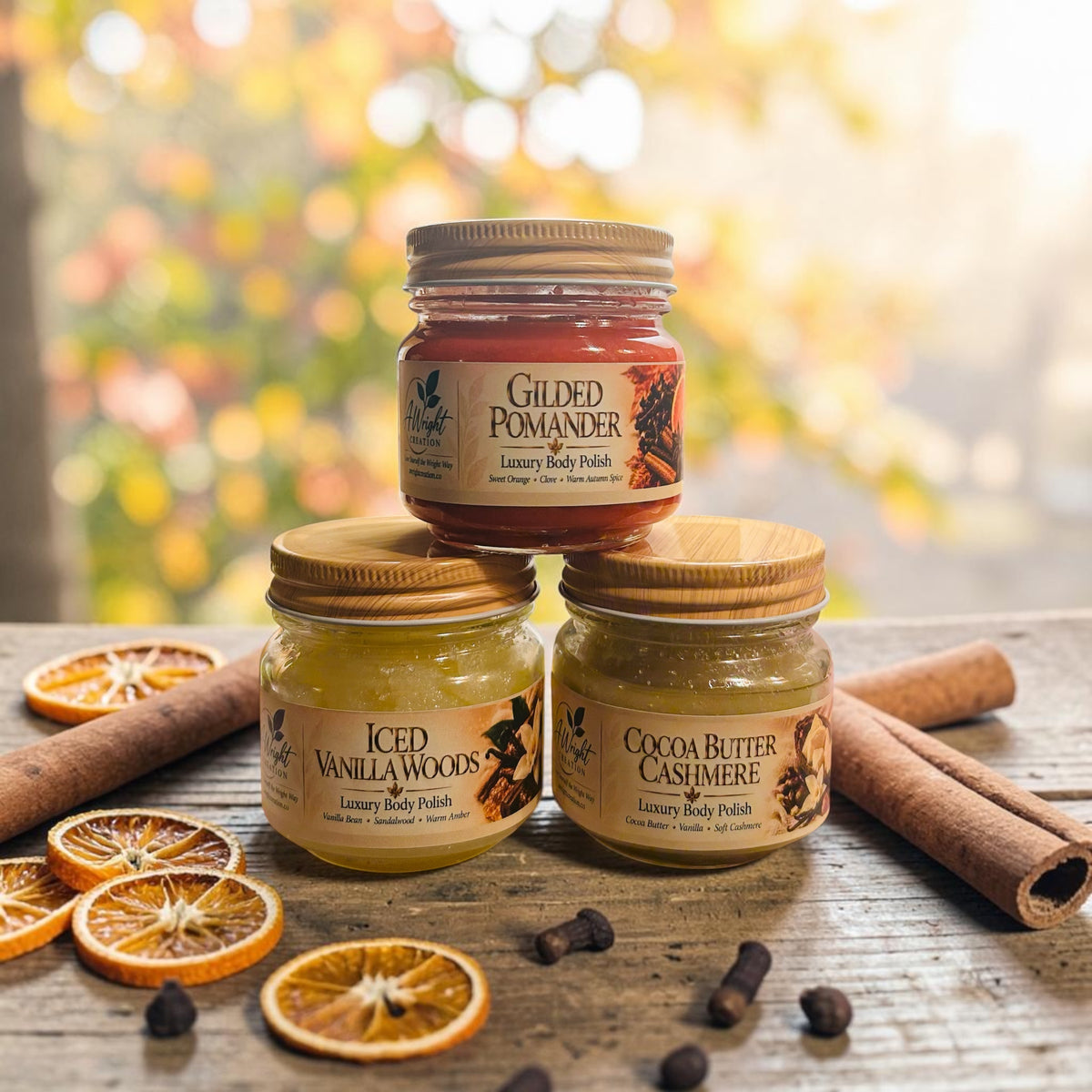 Limited Edition Fall & Holiday Body Polish Trio | 3-Piece Collection