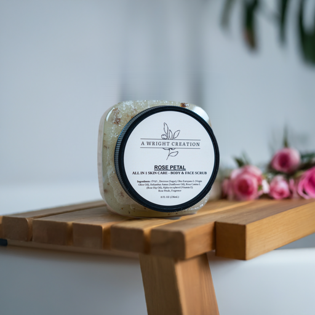Rose Petal - Mega Moisture Body Sugar Scrub - Exfoliator